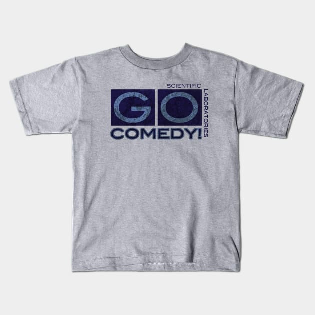 Go Comedy Scientific Laboratories Kids T-Shirt by gocomedyimprov